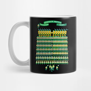 Miniature Mermaid Army Mug